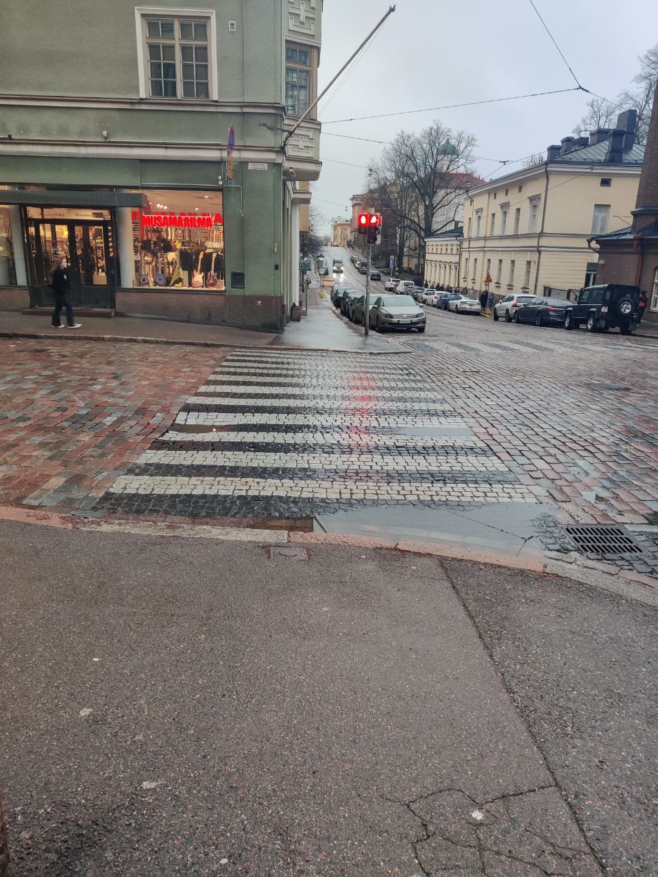 Kuva toimipisteestä: Ääniopastettu suojatie, Liisankatu 18 ja 21