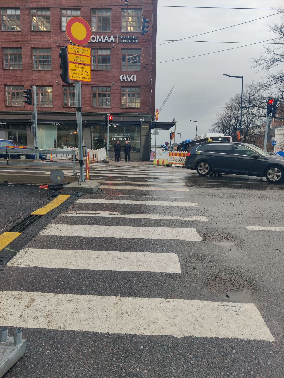 Kuva toimipisteestä: Ääniopastettu suojatie, Siltasaarenkatu 1 ja 2