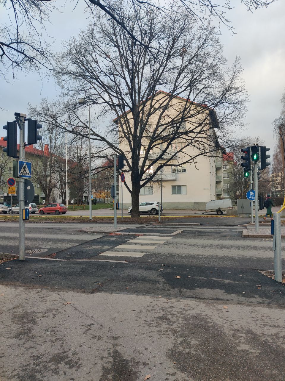 Kuva toimipisteestä: Ääniopastettu suojatie, Tallbergin puistotie 10 ja 5-9