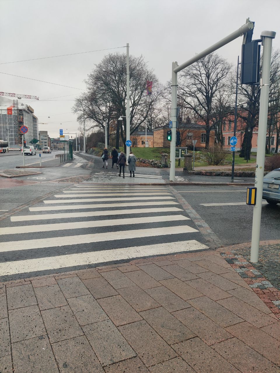 Kuva toimipisteestä: Ääniopastettu suojatie, Töölönlahdenkatu 15 ja 16