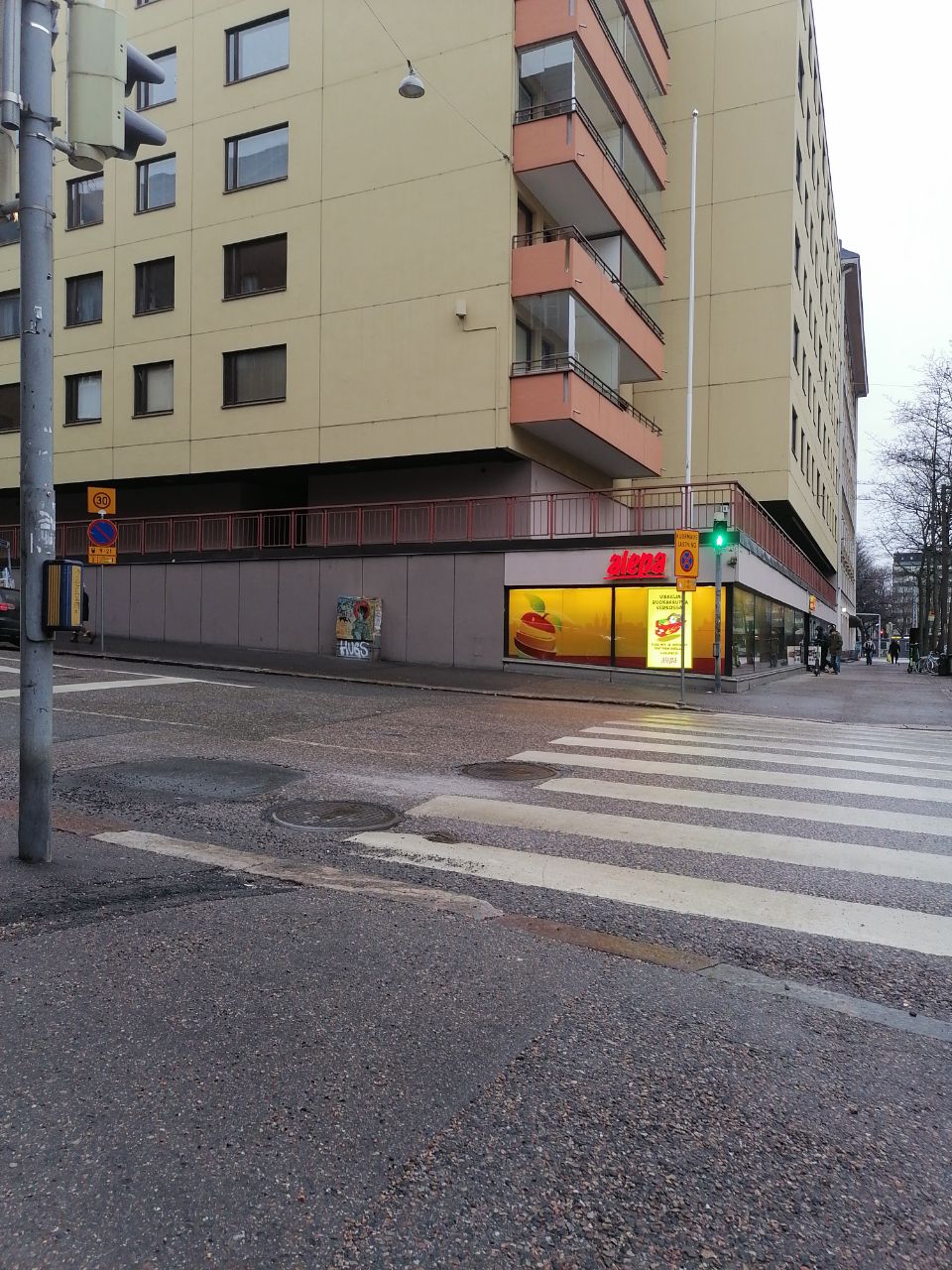 Kuva toimipisteestä: Ääniopastettu suojatie, Fleminginkatu 16 ja 17