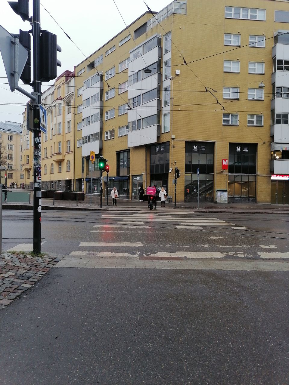 Kuva toimipisteestä: Ääniopastettu suojatie, Helsinginkatu 1a ja 2a